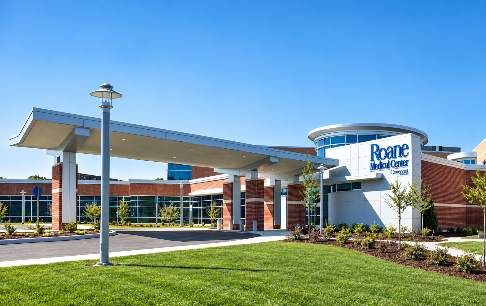 Covenant Health Roane, a modern medical center campus in Harriman, Tennessee